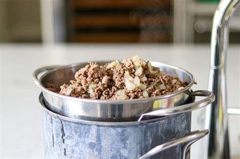 how to drain fat from ground beef: the importance of choosing quality ingredients